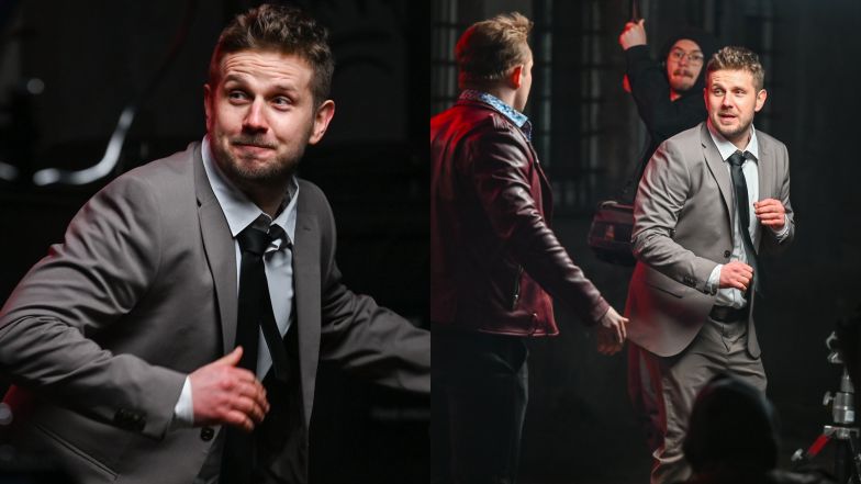 Antek Królikowski na planie filmowym