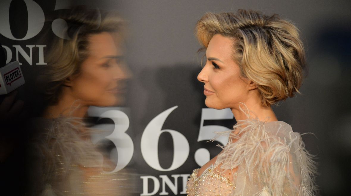 Blanka Lipińska na premierze filmu "365 dni"