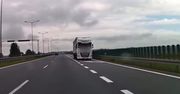 Jechał pod prąd trasą S7. Kierowca ciężarówki stracił prawo jazdy