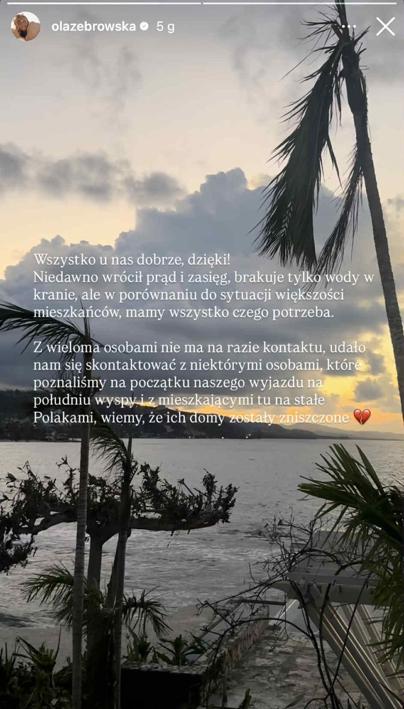 Aleksandra Żebrowska przekazała nowe wieści z Jamajki