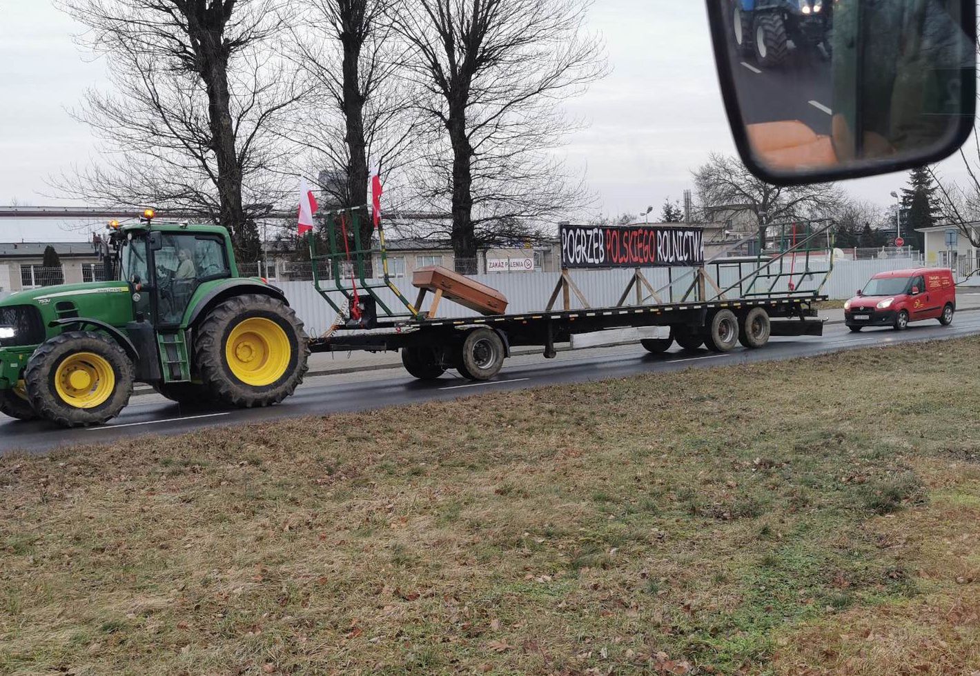 Tak wyglądał protest rolników w Toruniu