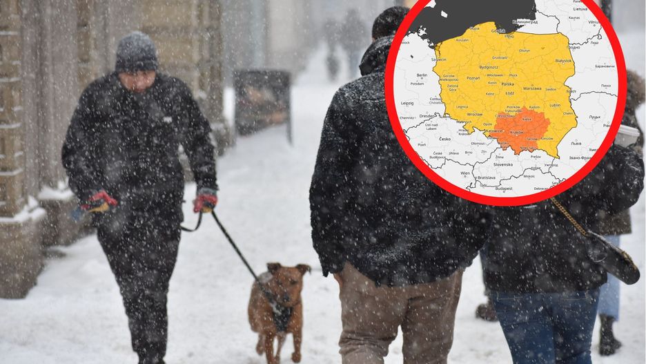 Uwaga na śnieżyce w Polsce. Nadciąga niż Brygida