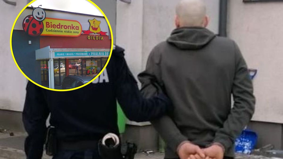 Policja zatrzymała sprawcę ataku na ochroniarzy Biedronki 
