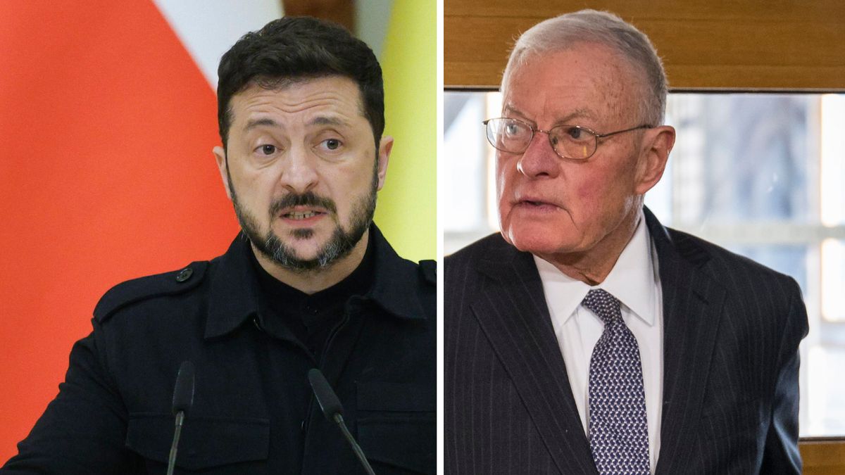 Wołodymyr Zełenski spotkał się z Keithem Kelloggiem