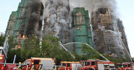 Hongkong: rośnie liczba ofiar pożaru. Aresztowania w firmie budowlanej