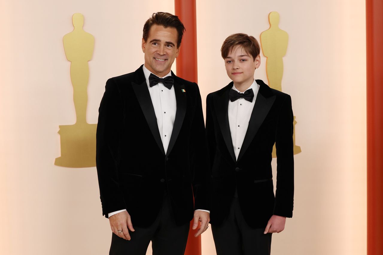 Colin Farrell z synem Henrym Tadeuszem na Oscarach. Dumny ojciec nastolatka