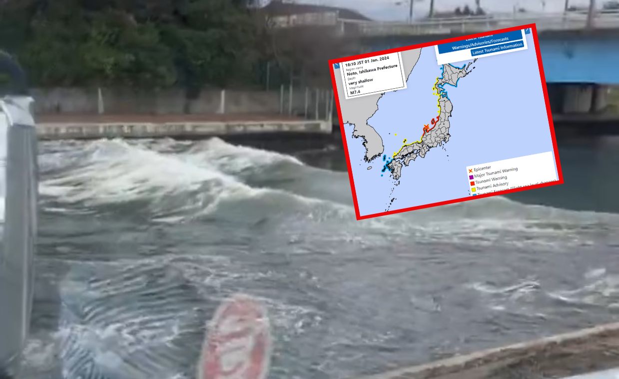 Japan braces for tsunami following 7.6 magnitude earthquake, residents evacuate