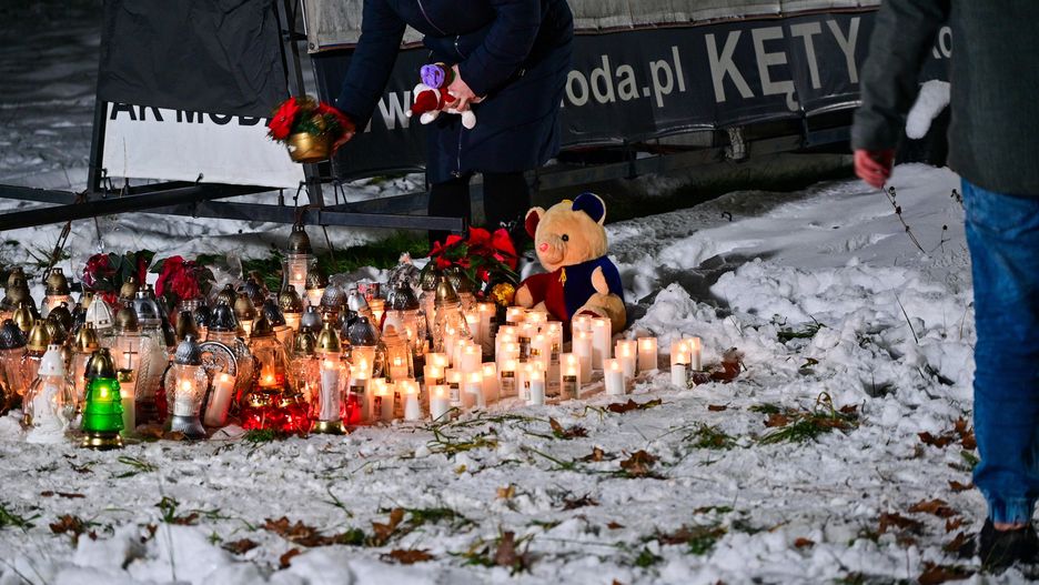 Miejsce śmierci dziewczynki w Andrychowie