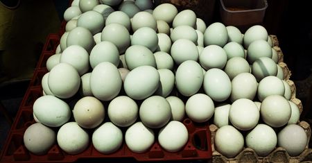 Na widok takich jajek można złapać się za głowę. Co oznacza ten kolor skorupki?