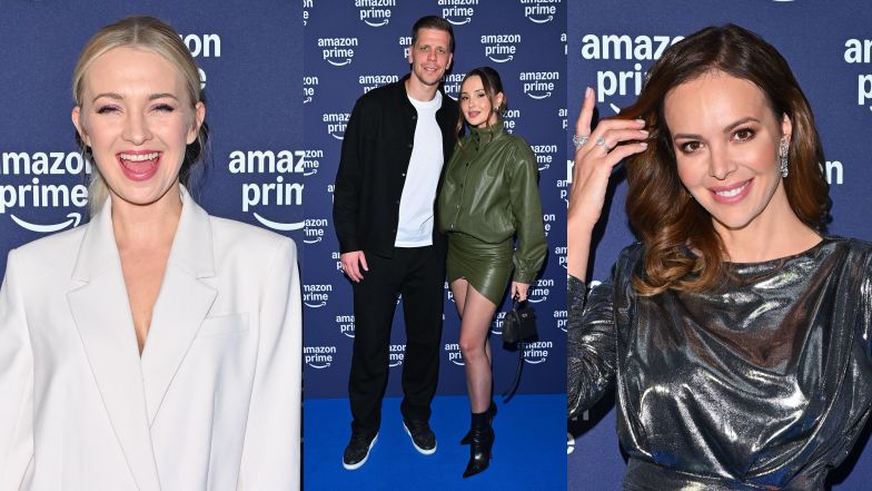 Gwiazdy na czerwonym dywanie: Wojciech Szczęsny i Marina Łuczenko królują na gali Amazon Prime
