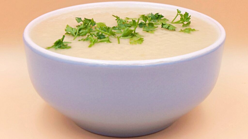 Zupa krem z białej fasoli i gruszki przepis