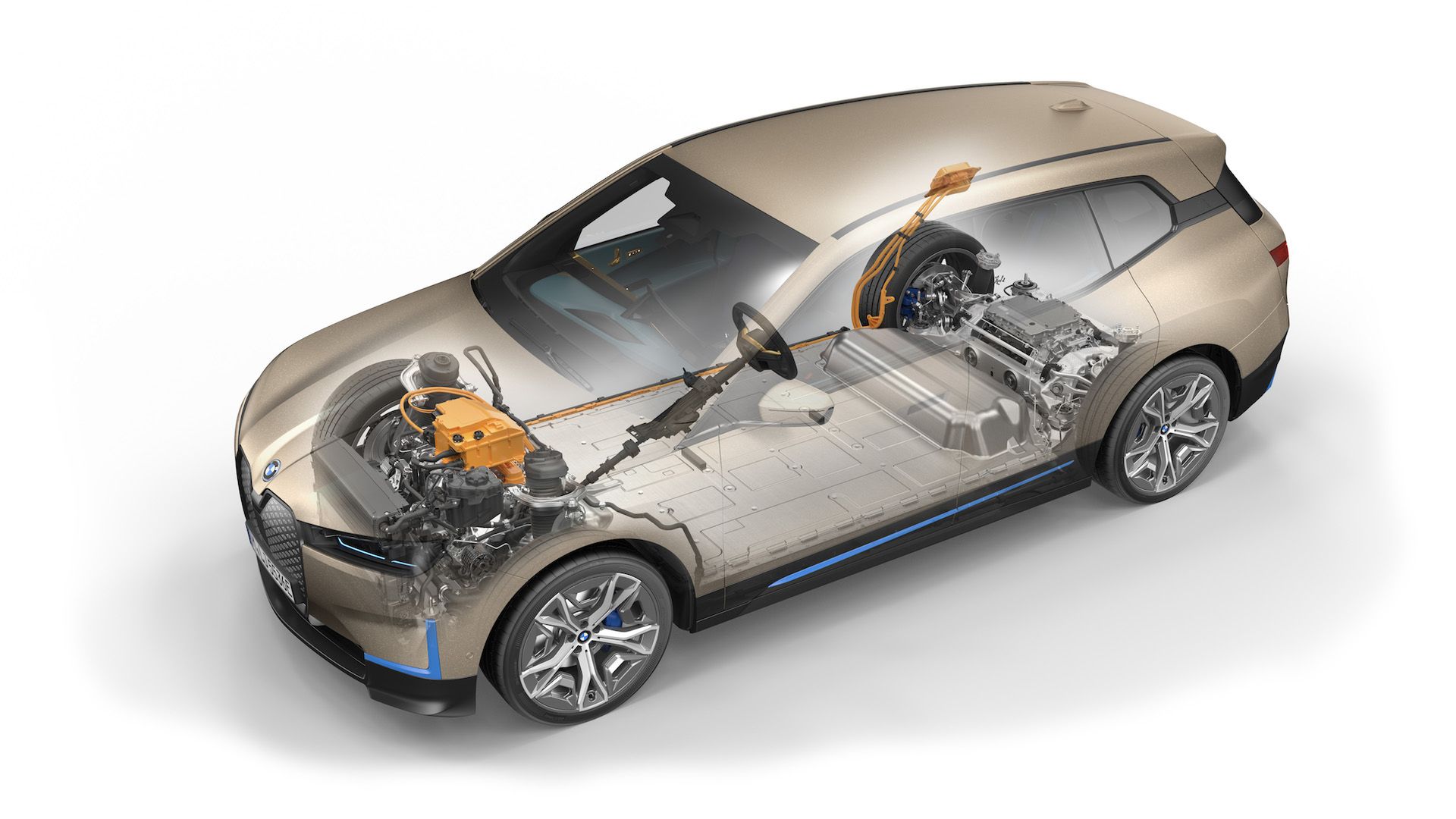 Projekt napędu BMW iX (fot. BMW)