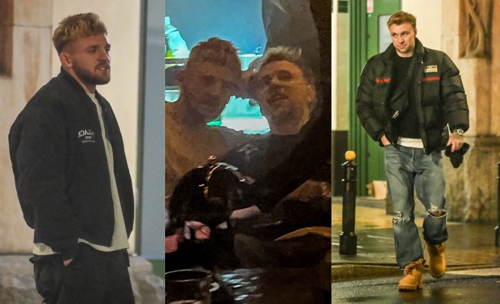 Tymoteusz Puchacz i Kamil Jóźwiak imprezuję do białego rana