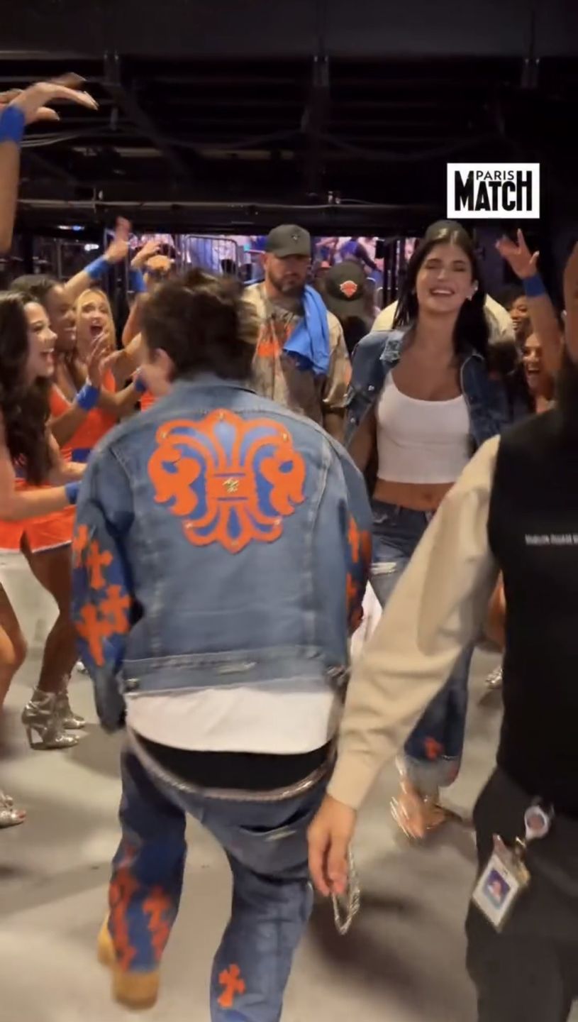 Timothée Chalamet i Kylie Jenner świętowali zwycięstwo Knicksów