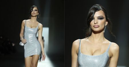 Internauci KPIĄ z Emily Ratajkowsky na wybiegu: "Tak chodzę, gdy bardzo chce mi się do toalety" (WIDEO)