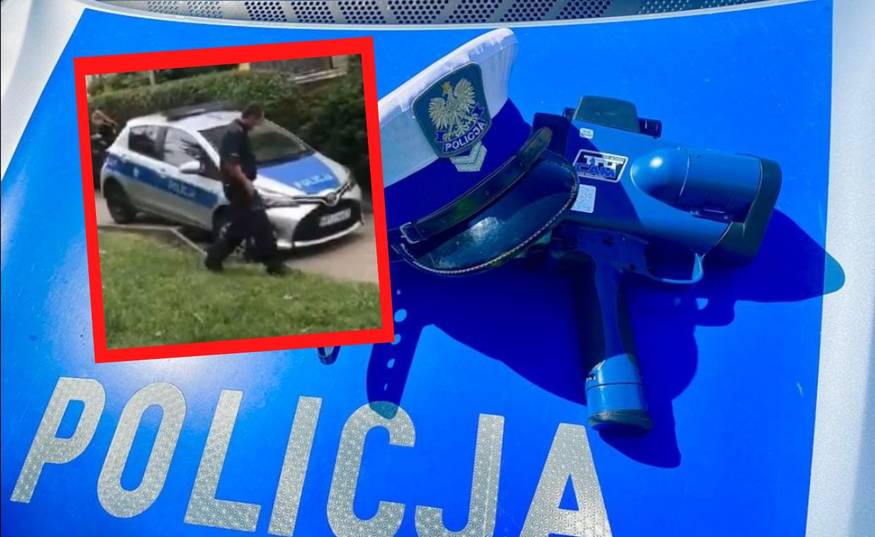 Policjantka w Nysie wjechała w miejsce, gdzie był zakaz wjazdu.