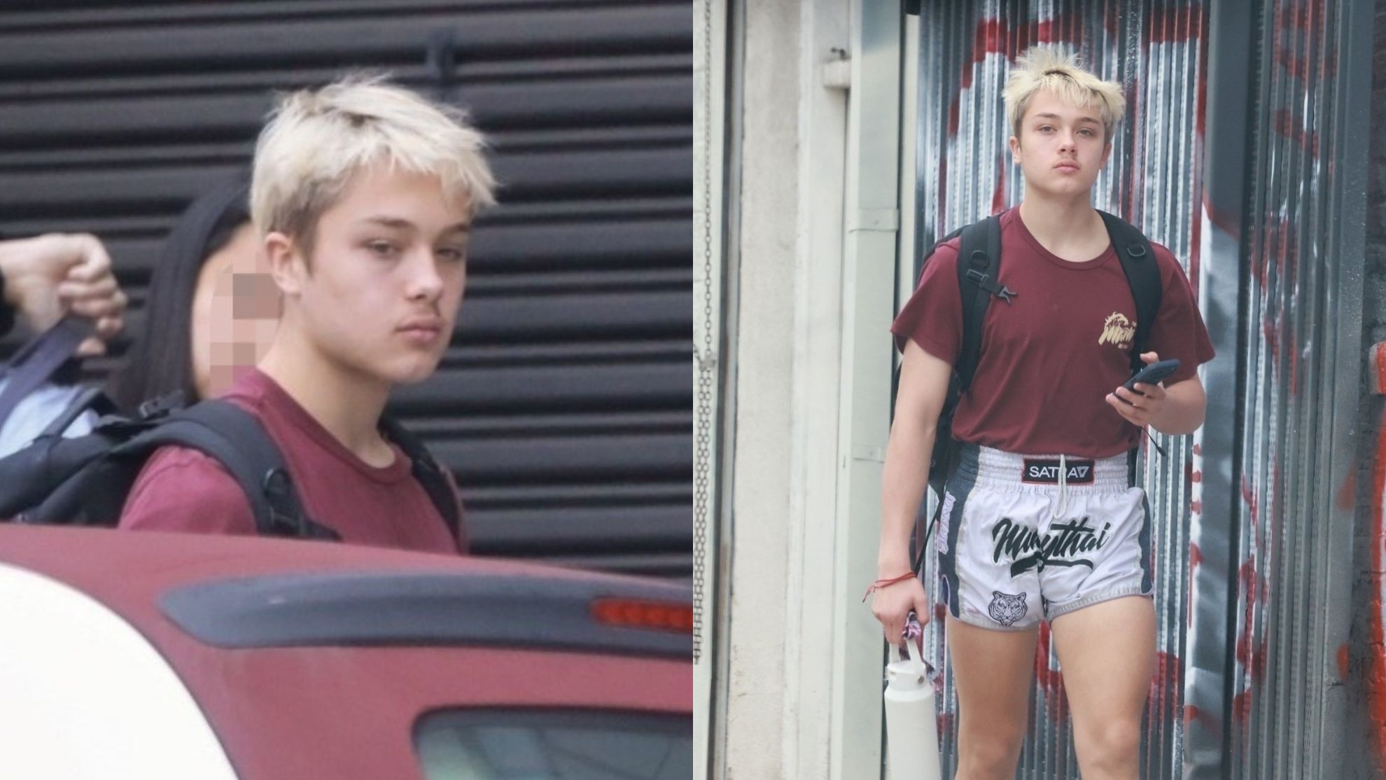 Knox Jolie-Pitt mknie na zajęcia sportowe