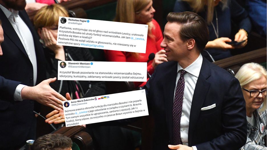 Fala komentarzy po decyzji ws. Bosaka