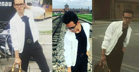 "Bloger modowy" zrobił sobie sesję zdjęciową w Auschwitz! (FOTO)