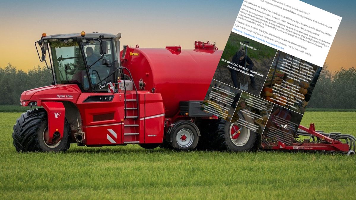 W szesnastu punktach pokazała jak wesprzeć rolników