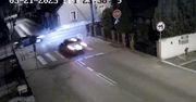 Pijana kierująca BMW nie zatrzymała się na STOP-ie. Jest nagranie wypadku