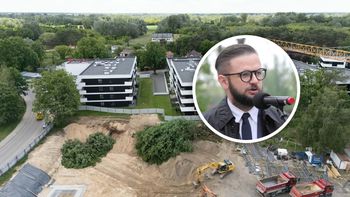Burmistrz walczy z deweloperem. "Pociął drzewa i wywiózł"