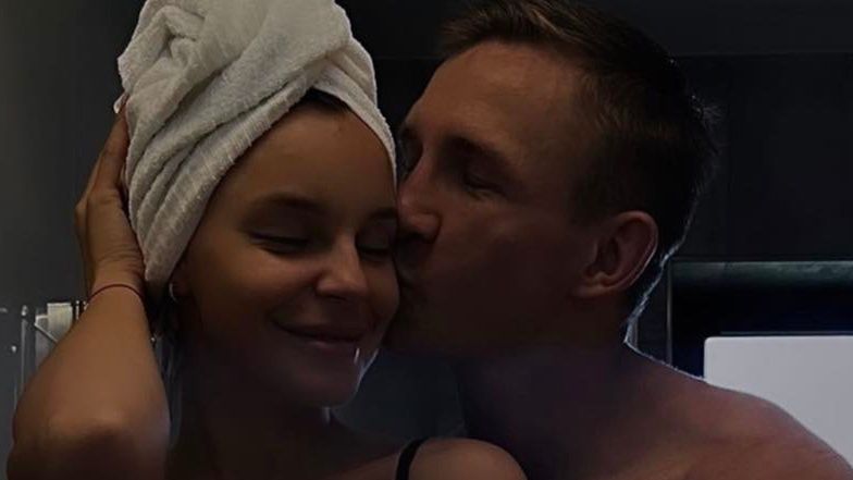 Jakub Rzeźniczak i Paulina Nowicka pokazują półnagie zdjęcia z łazienki