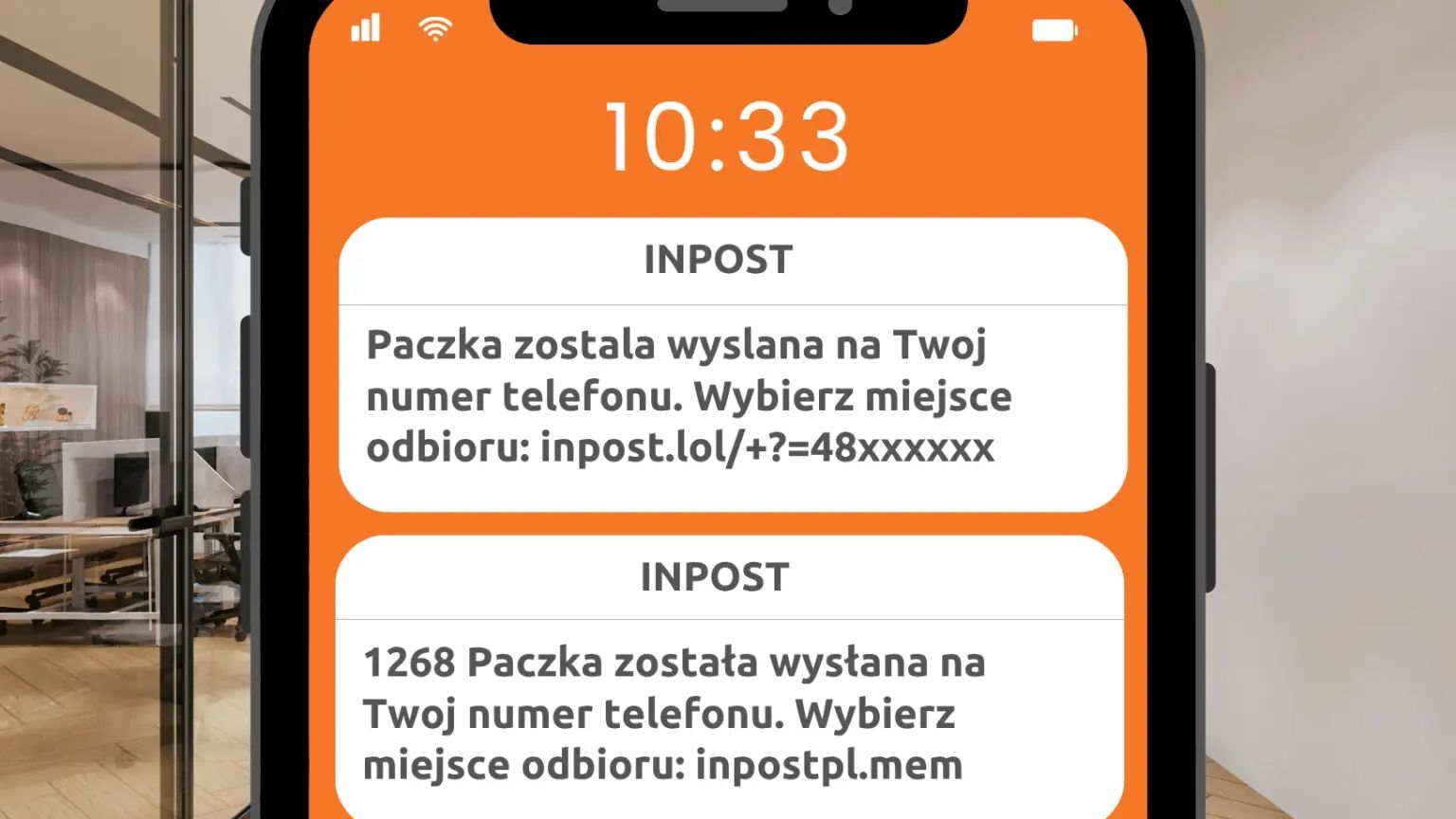 Przykładowe fałszywe wiadomości
