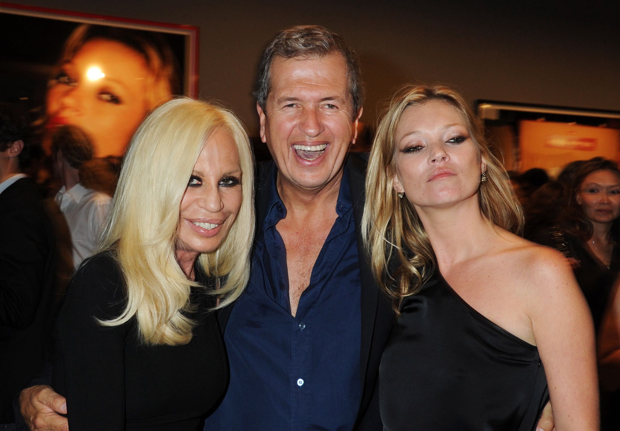 Donatella Versace, Mario Testino i Kate Moss 