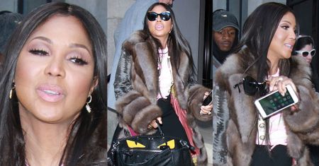 50-letnia Toni Braxton w futrze z karakułów i soboli