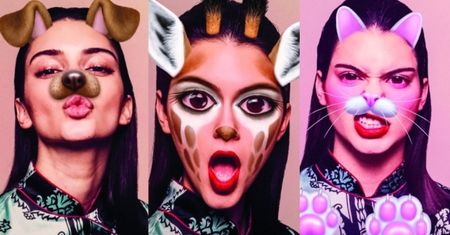 "Snapchatowa" sesja Kendall Jenner w "Garage Magazine"
