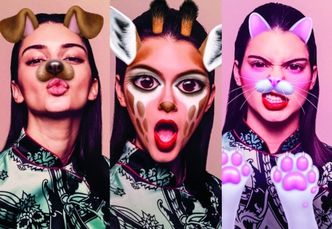 "Snapchatowa" sesja Kendall Jenner w "Garage Magazine"