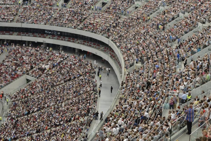 Jezus na Stadionie: 60 tysięcy osób na rekolekcjach