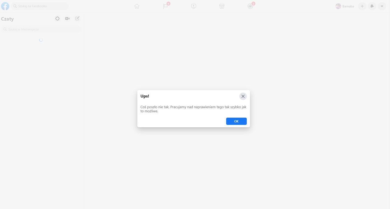 Są problemy z działaniem Facebooka, fot. Barnaba Siegel.