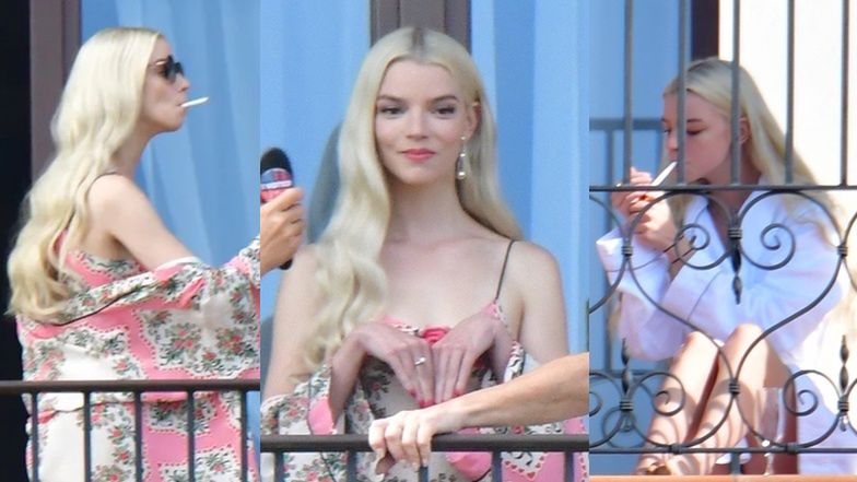 Anya Taylor-Joy PUSZCZA DYMKA przed wyjściem na czerwony dywan w Wenecji (ZDJĘCIA)