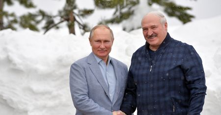Soczi. Putin jest bardzo zadowolony. Przyjął wizytę Łukaszenki