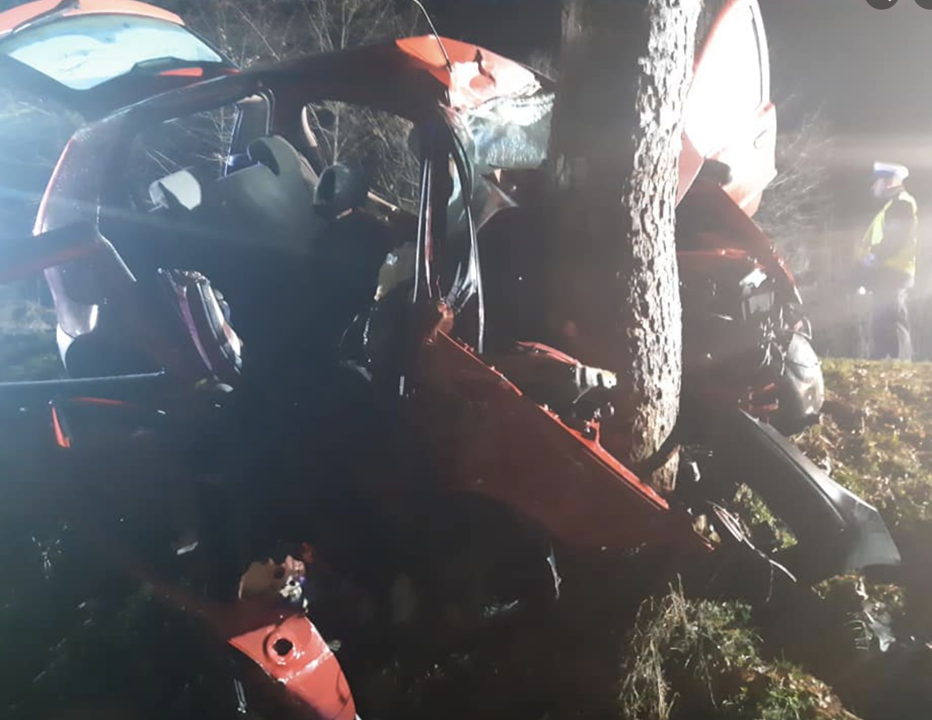 Wypadek w Kąśnej Górnej
