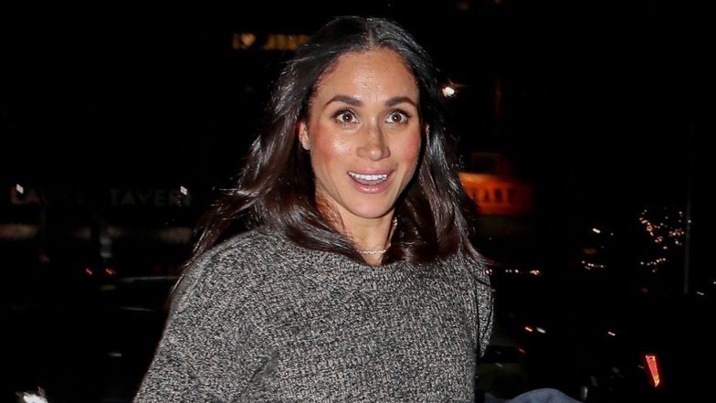 Meghan Markle "przyłapana"  w drodze na kolację biznesową