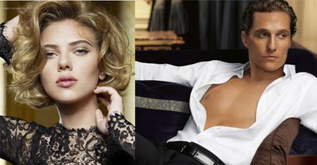 Johansson i McConaughey w reklamie D&G!