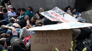 Awantura przy eksmisji w Poznaniu. Policja spisała ponad 60 osób