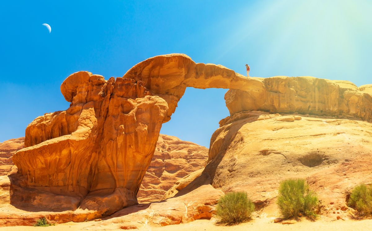 Pustynia Wadi Rum to jedna z najpiękniejszych pustyń na świecie