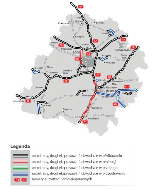 W tych miejscach prowadzane są roboty drogowe, które mogą utrudniać podróż autem 