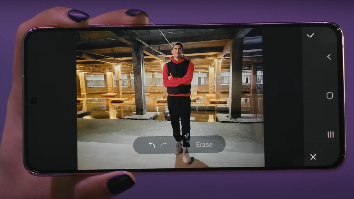 Sztuczna inteligencja w Samsungu Galaxy S21 usunie ze zdjęć niepożądane obiekty 1
