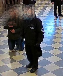 Częstochowa. Mężczyzna, który uderzył strażnika na Jasnej Górze, sam zgłosił się na policję