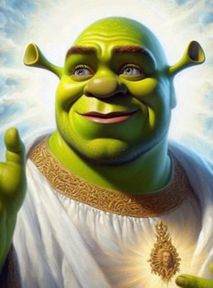 Shrek... ufam Tobie. Zielony ogr zastąpił Jezusa