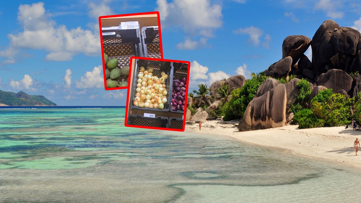 Pokazał ceny na Seszelach.