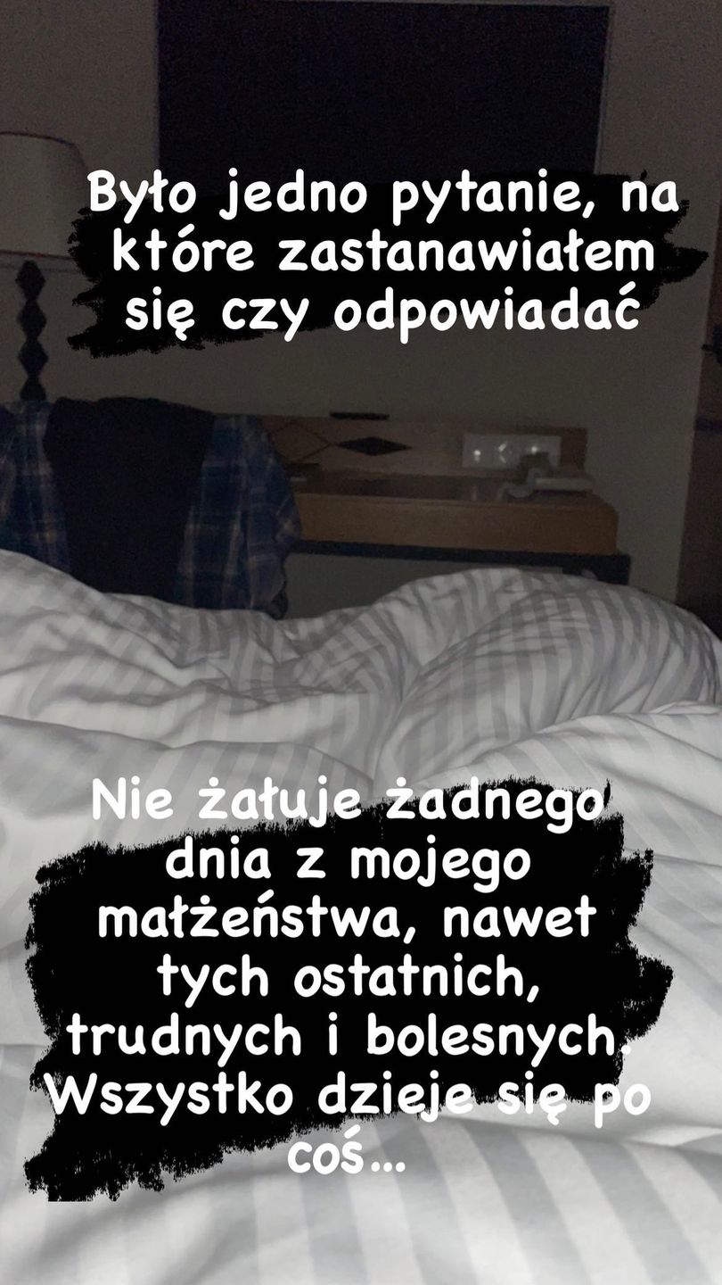 Marcin Hakiel o małżeństwie