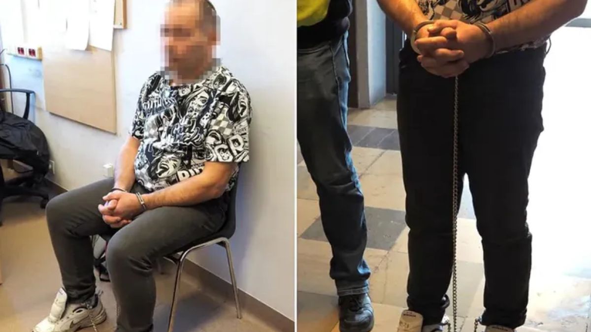 Krzysztof R. po zatrzymaniu przez policję