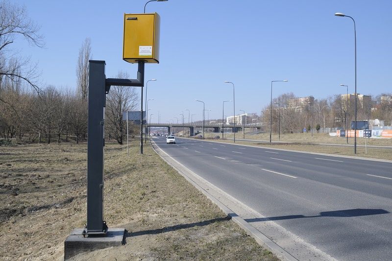 Fotoradar przy al. Solidarności w Lublinie