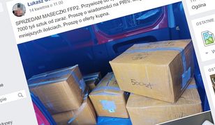 Obrotny sprzedawca. Sprzedał ministerstwu zdrowia, handlował też na Facebooku